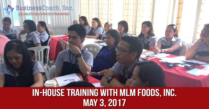 In-House Corporate Training with MLM Foods, Inc. 